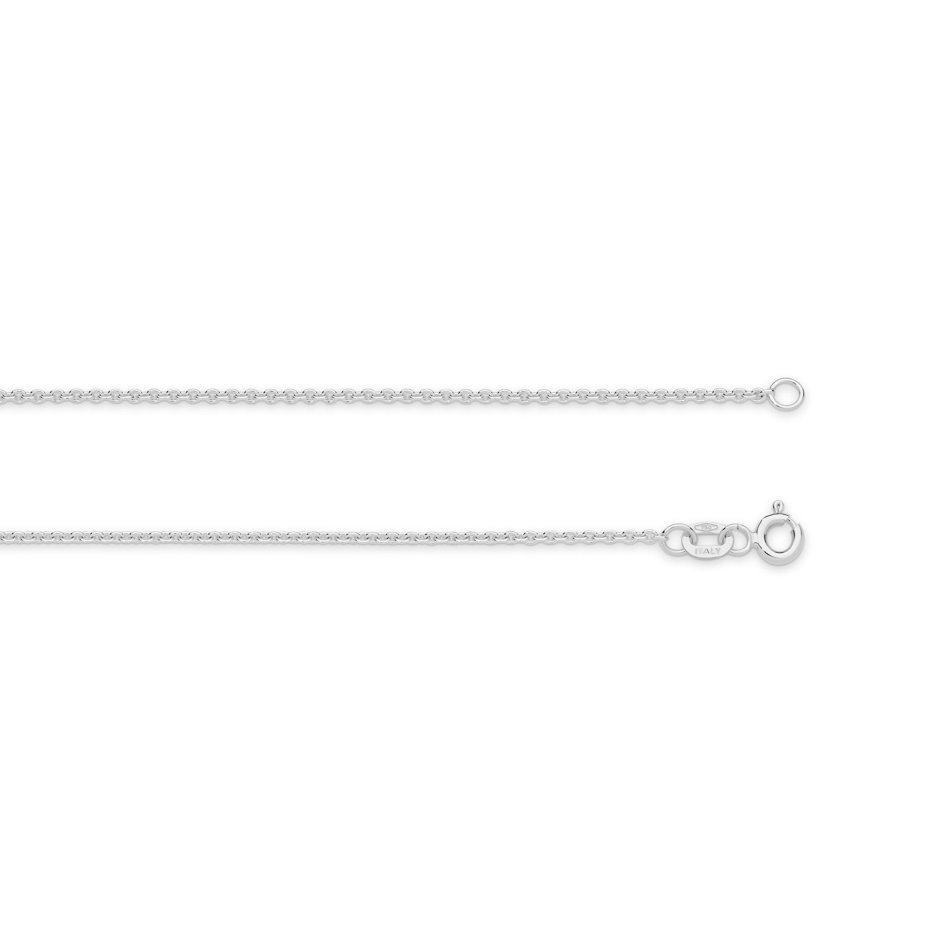 White Gold Cable Chain