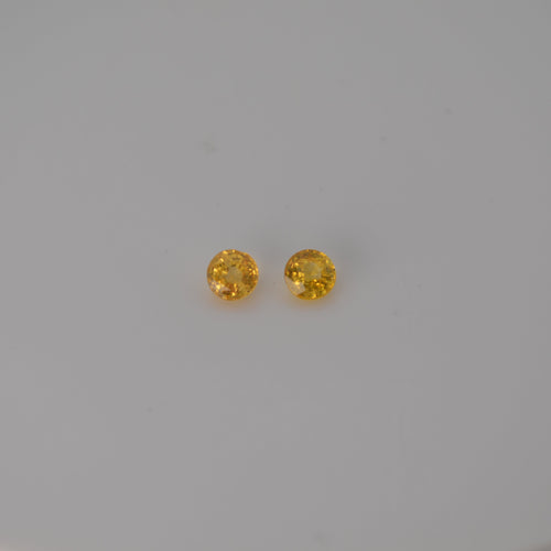 0.86ct Golden Sapphire Pair - Australian