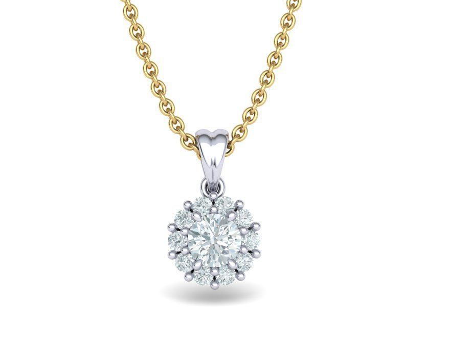 Diana Halo Pendant