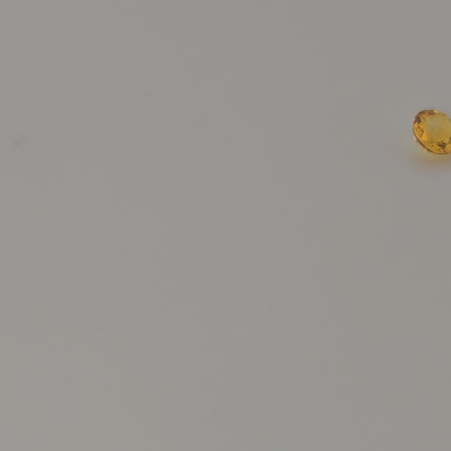 0.57ct Golden Sapphire - Australian